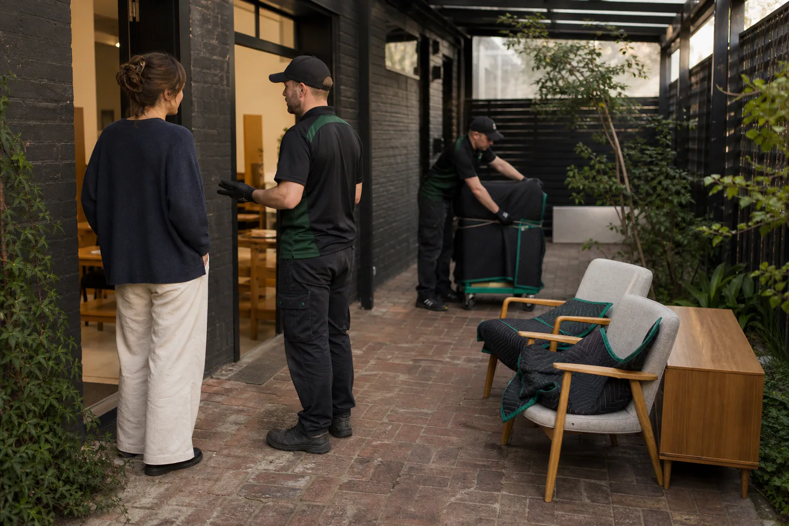 Small-office and turnover loads start with a responsible contact.