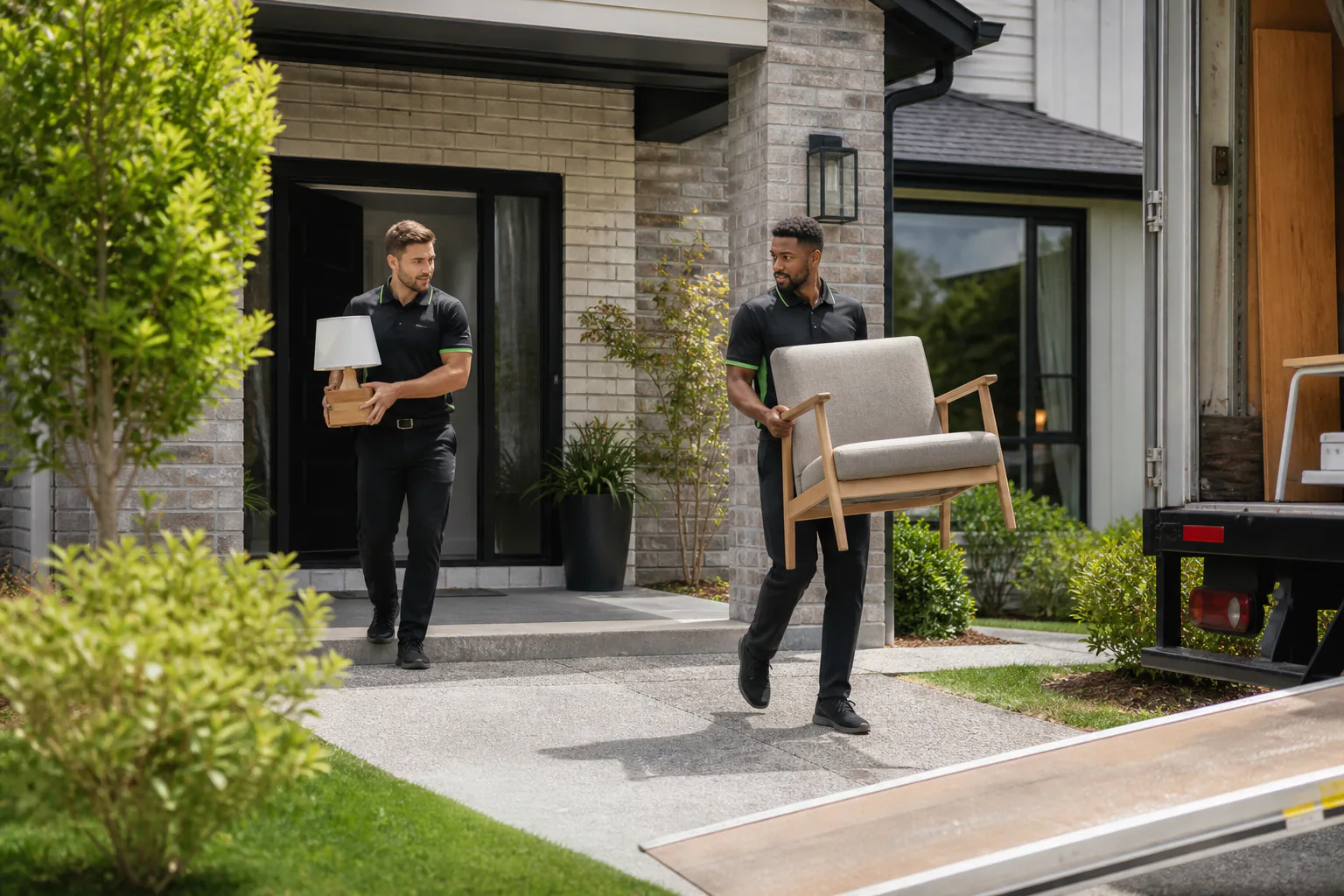 Plan the rooms, items and access before pickup day.