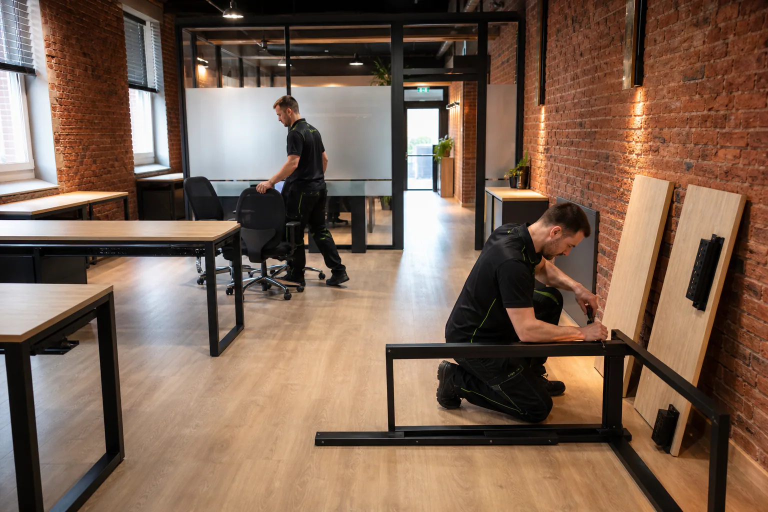 Define the furniture, authorization and operating window.